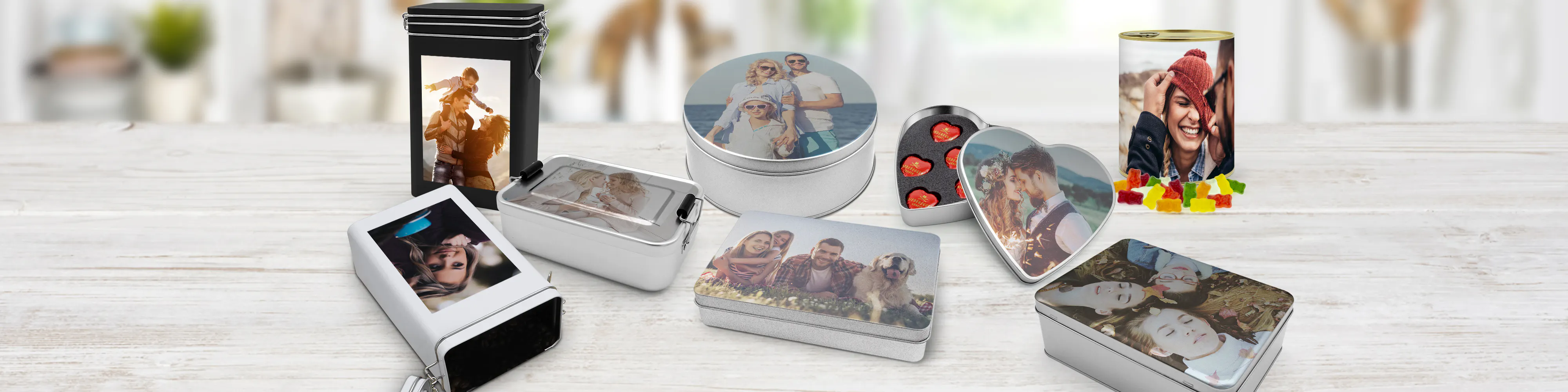 Metalldose mit Foto gestalten