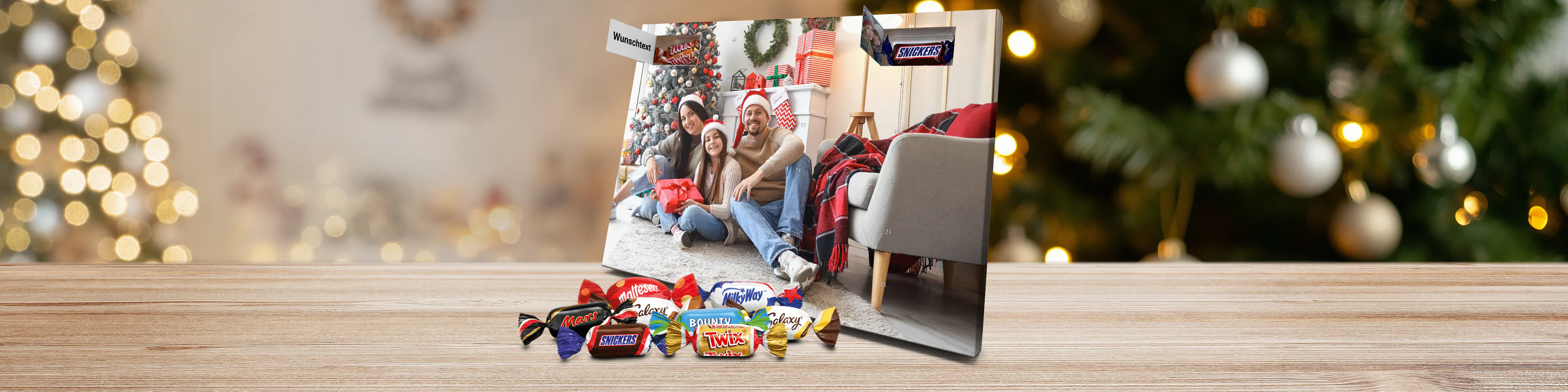 Celebrations Adventskalender selbst gestalten: Personalisierte Vorfreude mit Foto