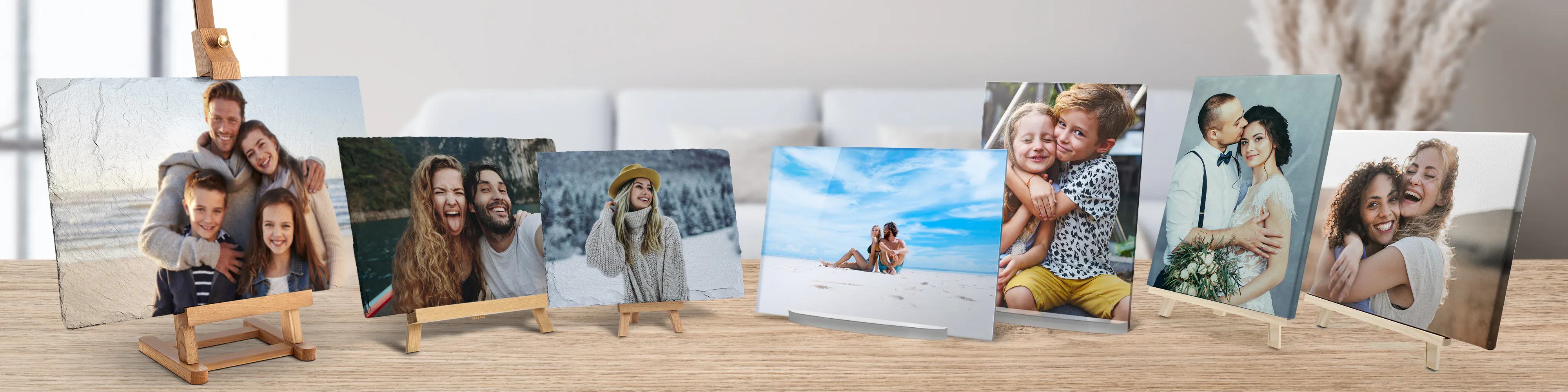 Fotoaufsteller mit eigenem Bild selbst gestalten