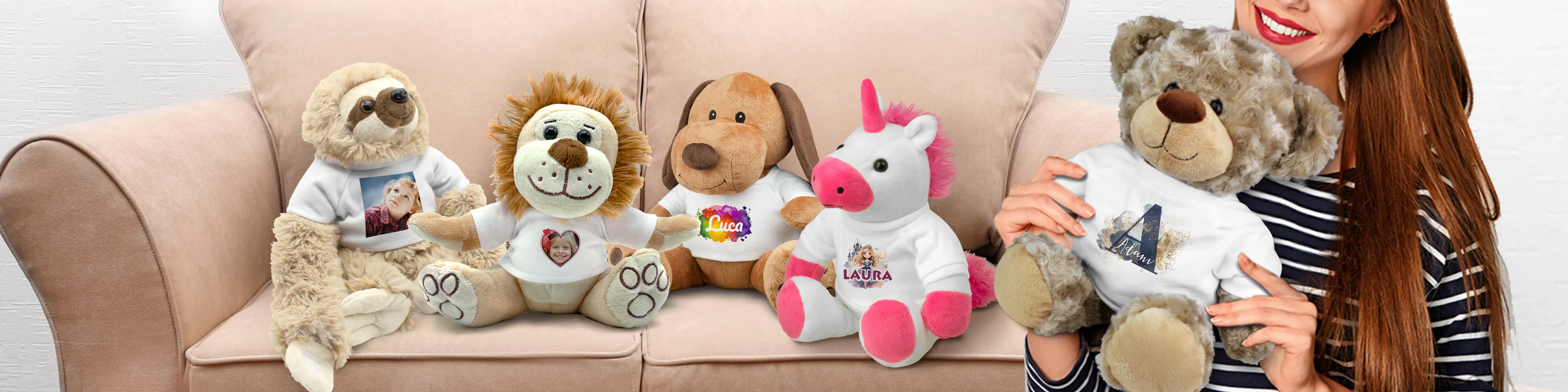 Personalisierte Kuscheltiere gestalten