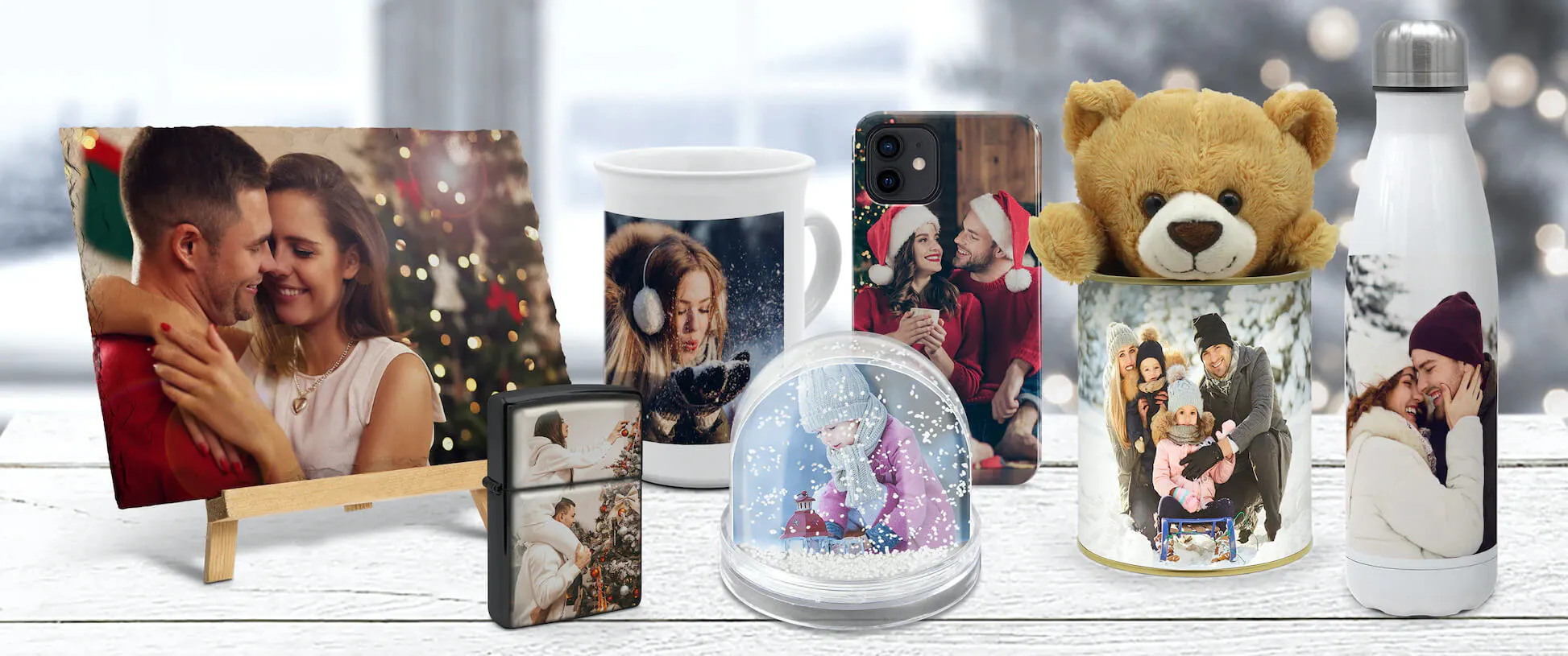 Personalisierte Weihnachtsgeschenke mit eigenem Foto selbst gestalten