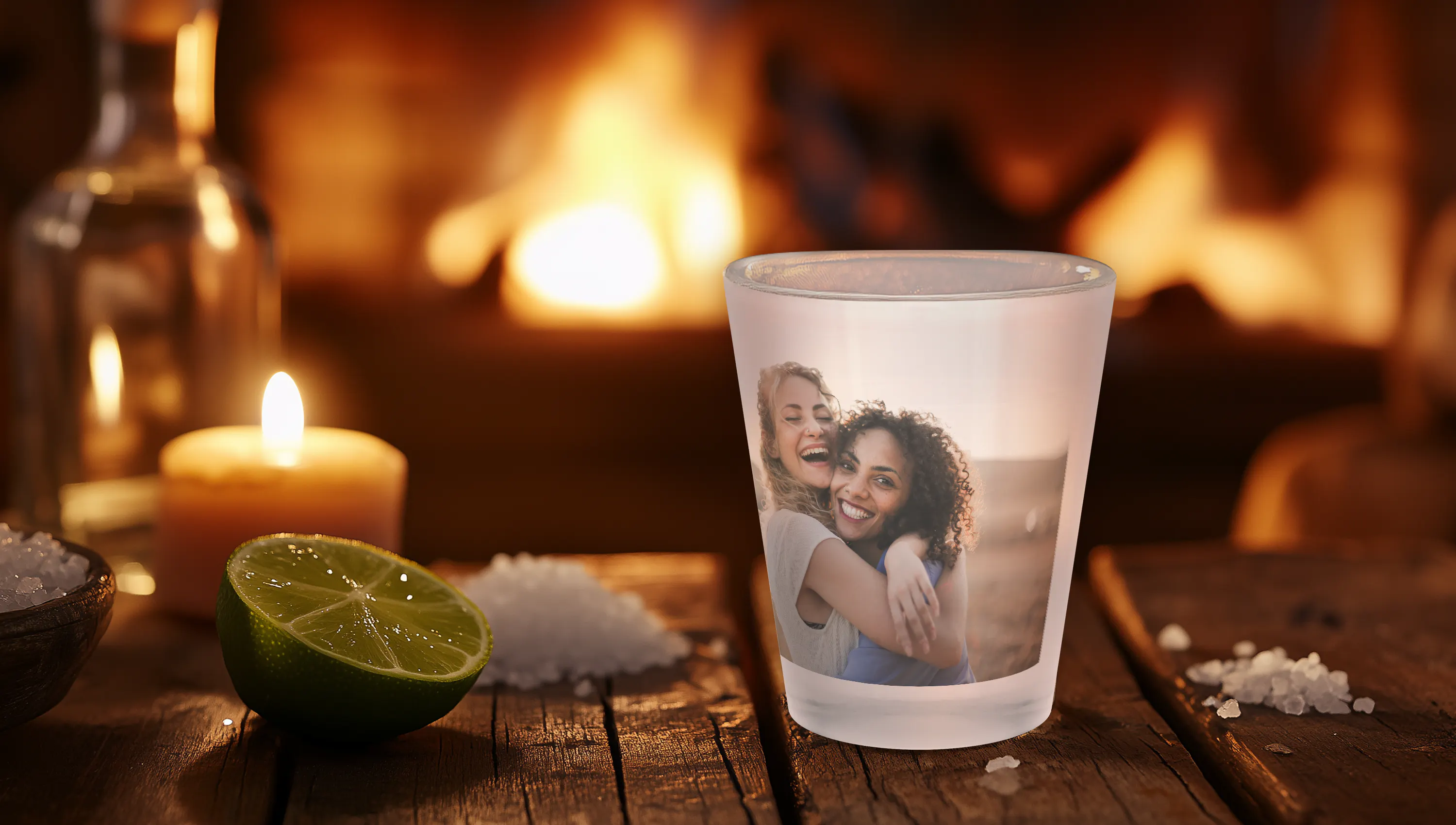 Schnapsglas mit Foto bedrucken