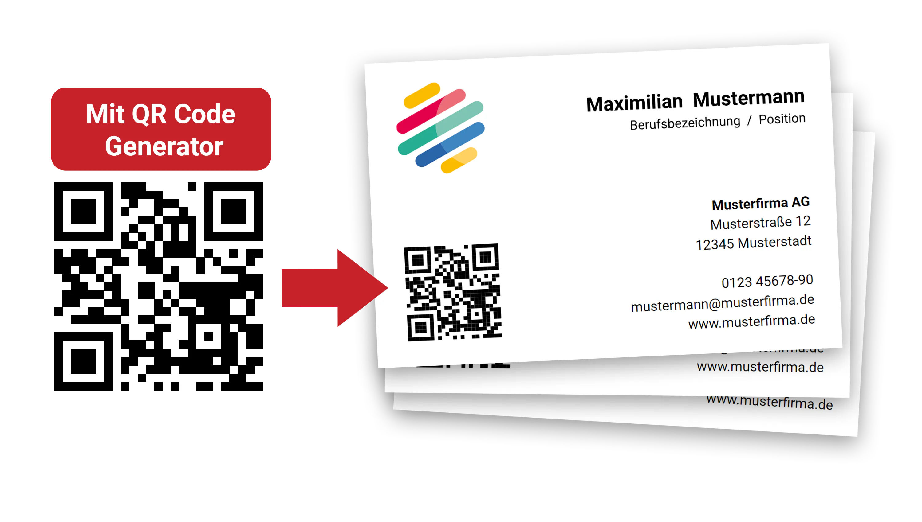 Visitenkarten mit QR-Code