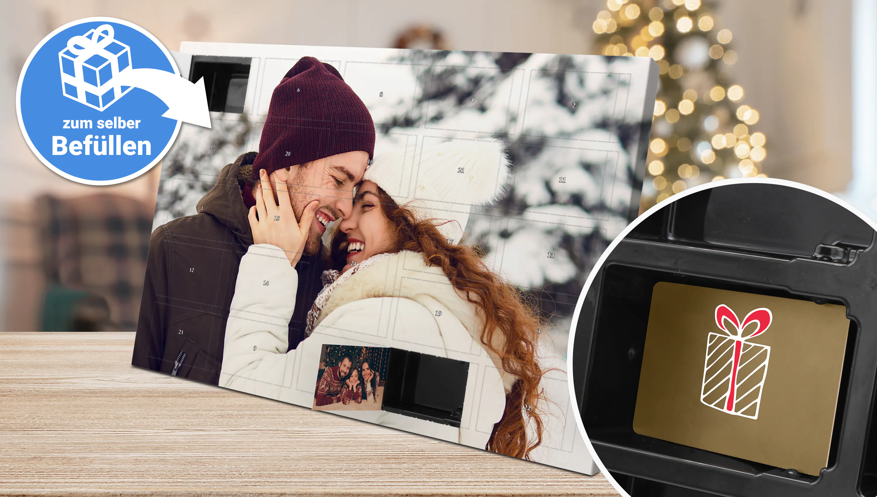 Foto-Adventskalender zum selber Befüllen - die perfekte Alternative zum Selberbasteln
