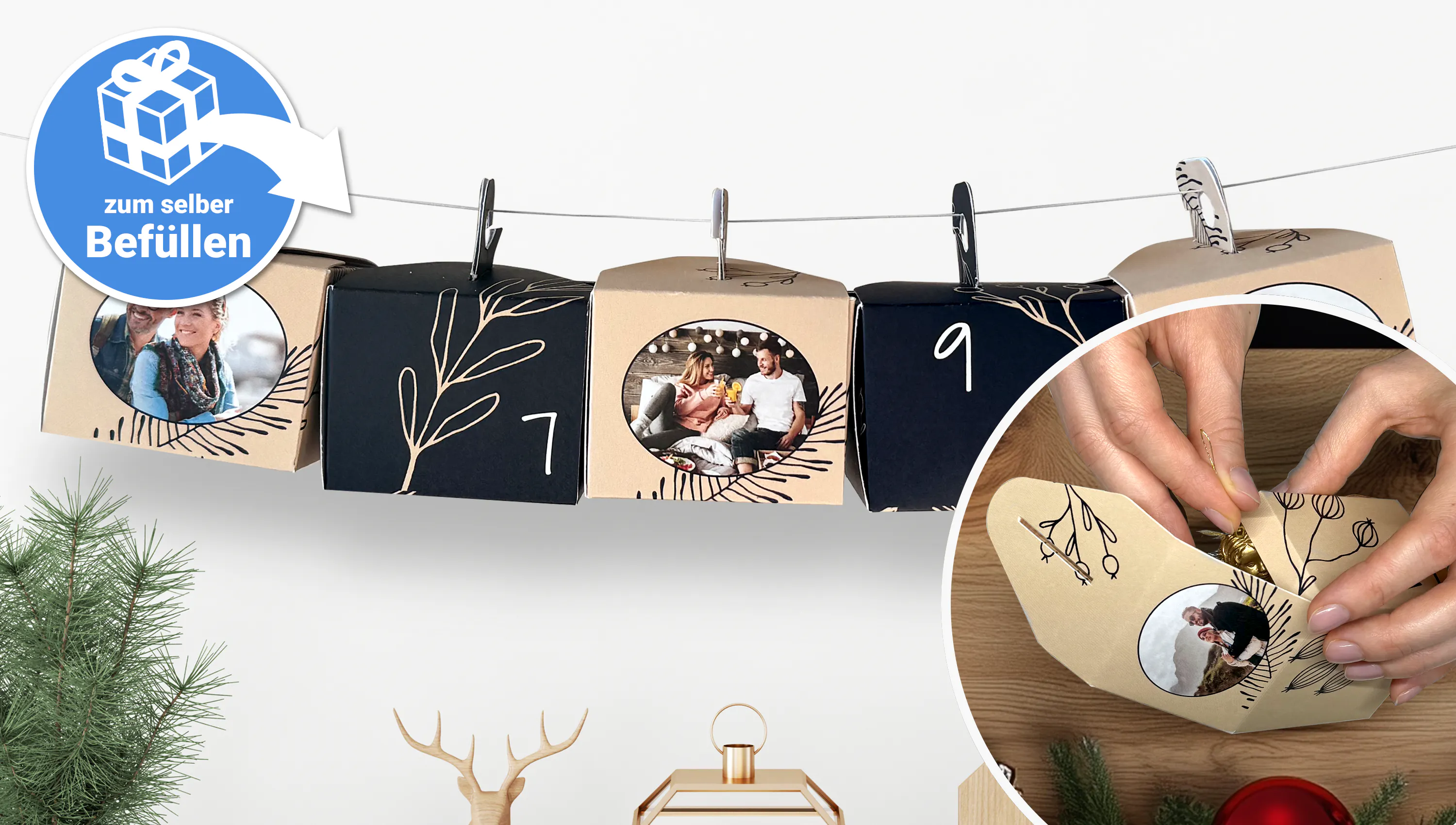 Personalisierten XL Adventskalender befüllen – die Geschenkidee vor Weihnachten