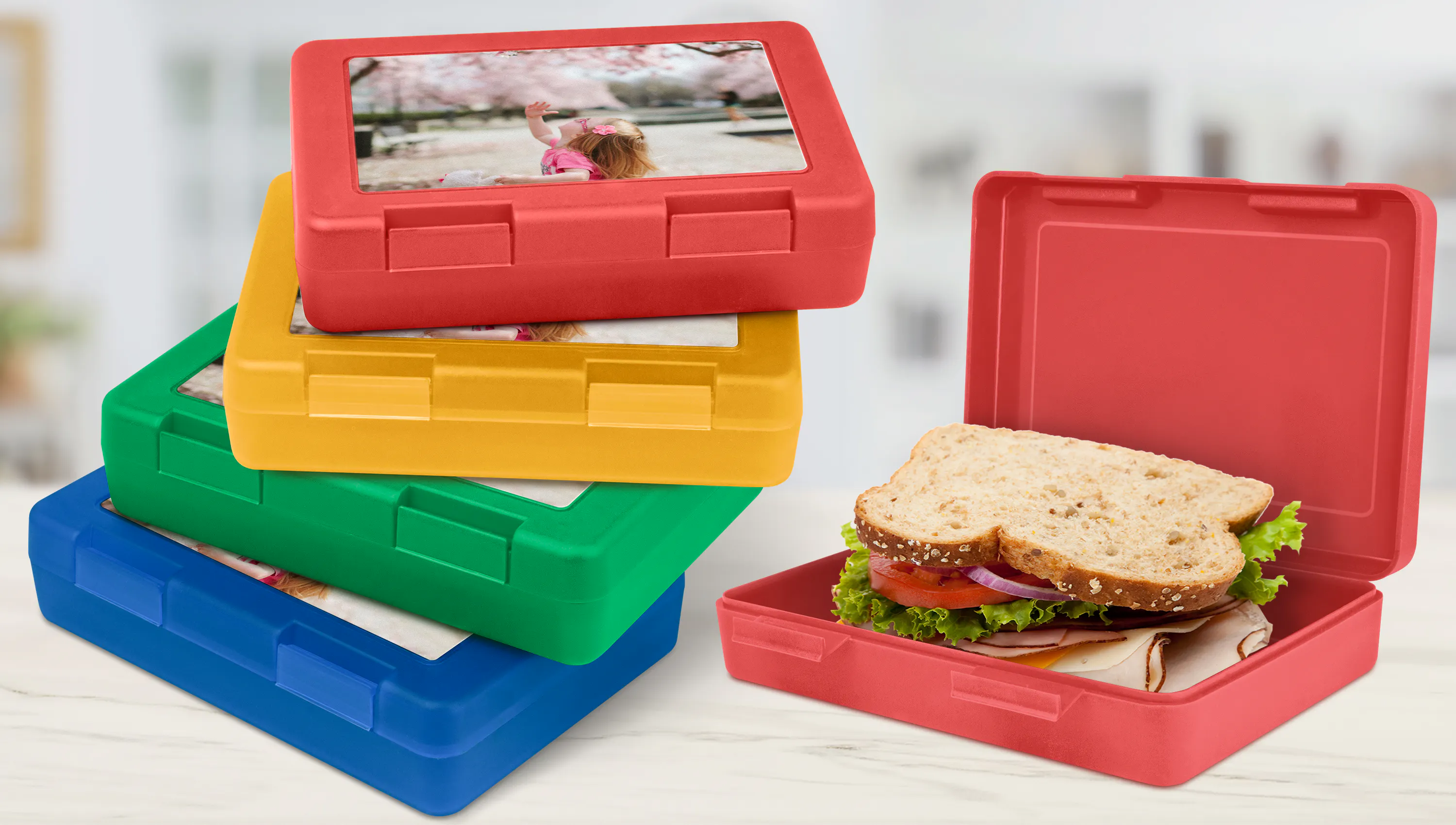 Die Lunchbox für Groß und Klein: Brotdose mit Foto, Namen oder Wunschtext