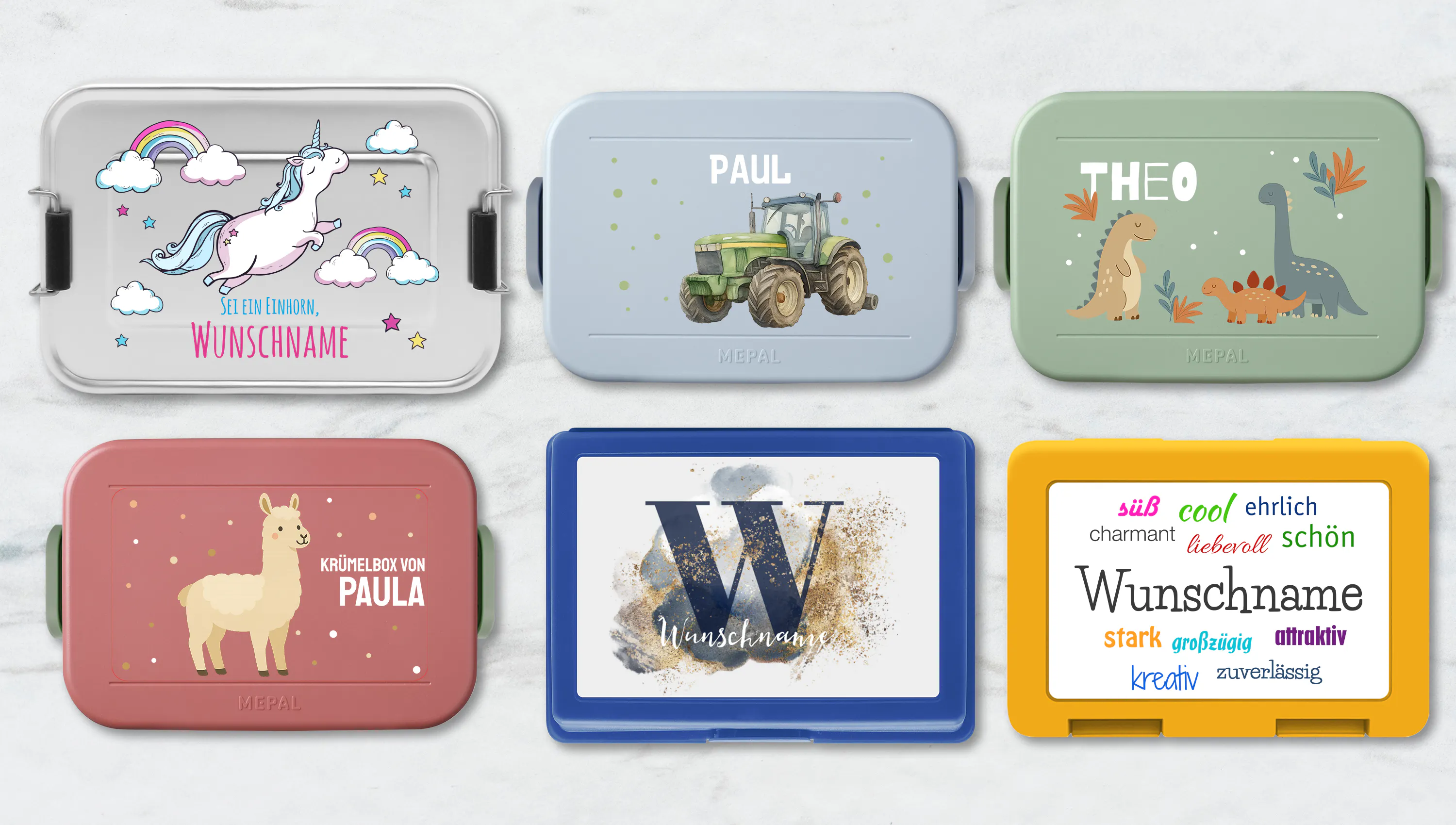Brotdosen bedrucken: Personalisierte Lunchboxen mit Namen oder Foto