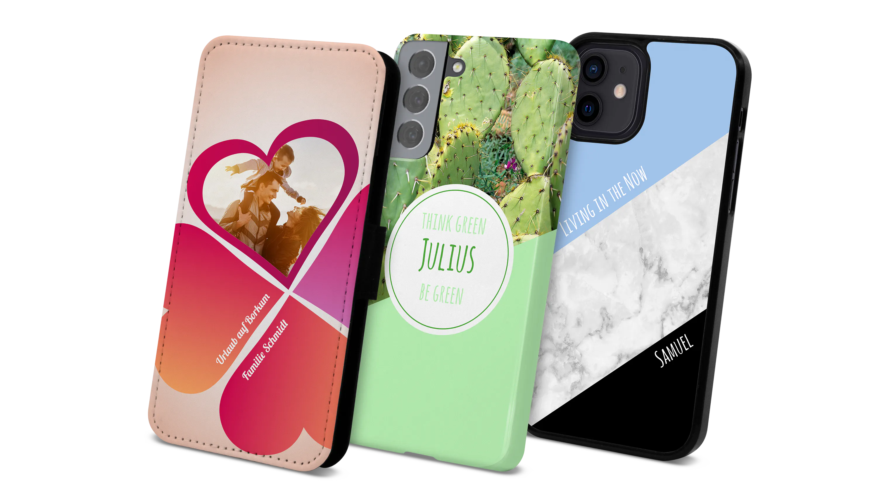 Personalisierte Handyhülle als persönliche Fotohülle mit eigenem Bild und Text bedrucken