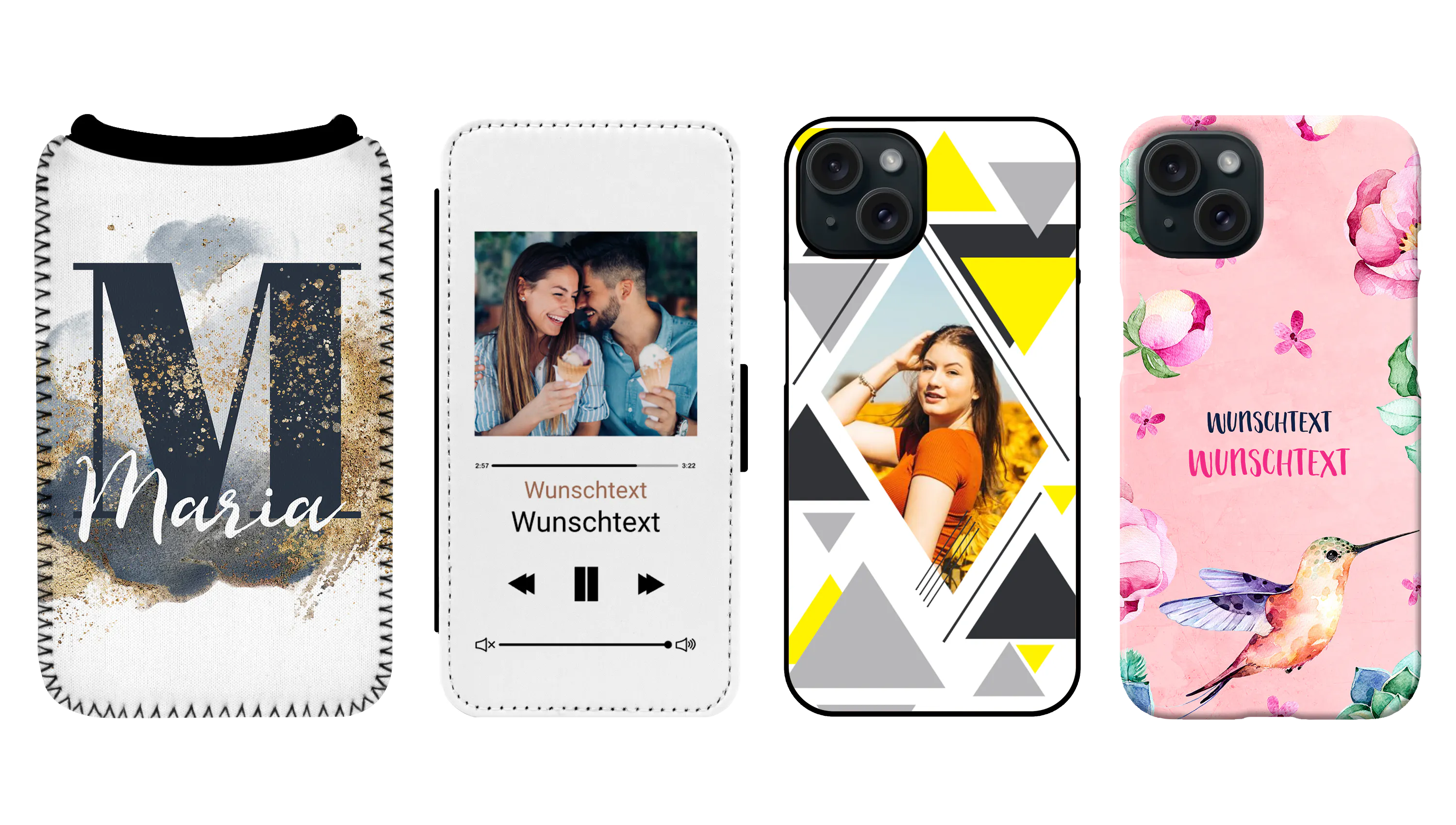 Persönliche iPhone Hüllen mit Wunsch-Namen