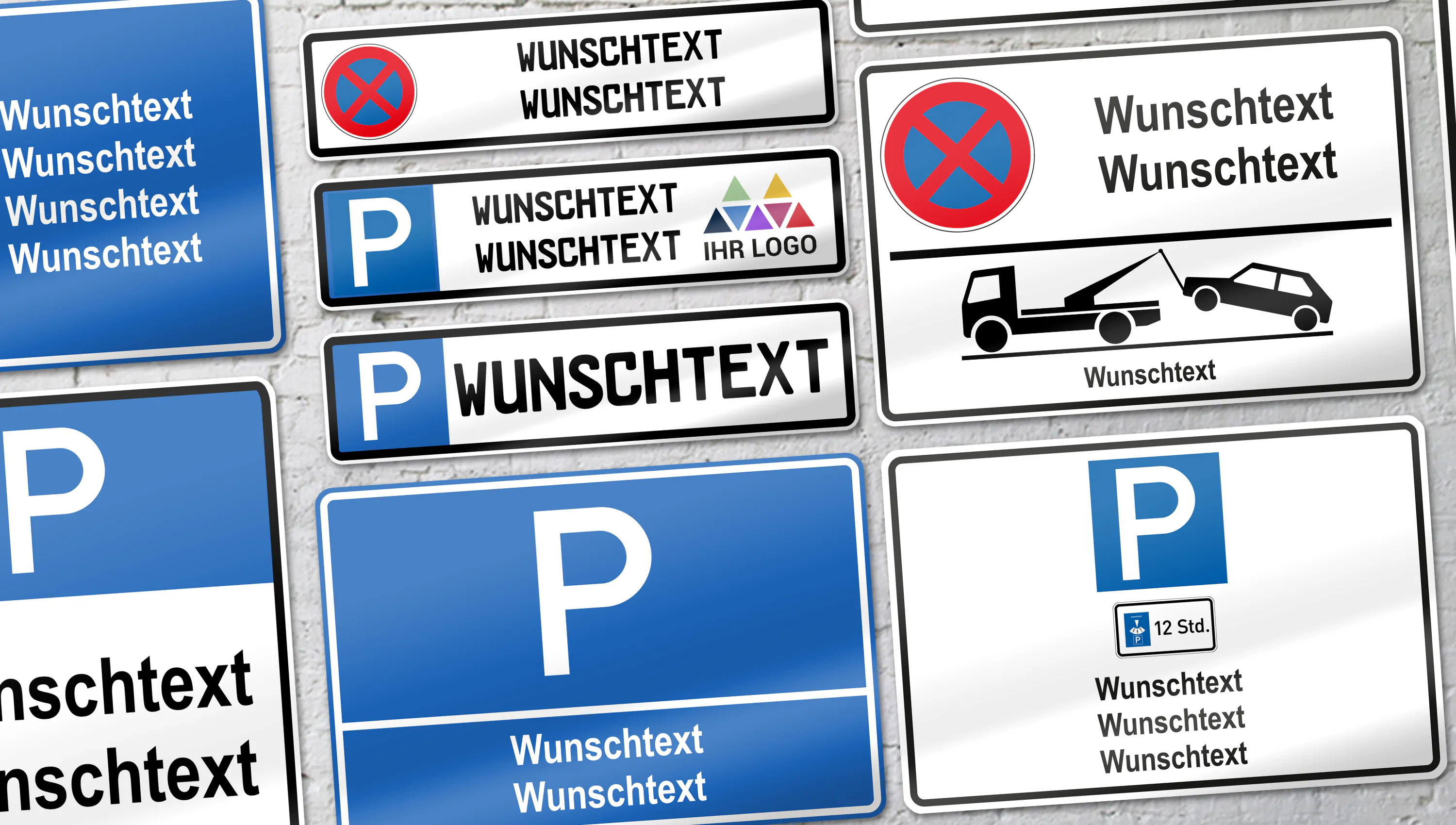 Privatparkplatz Schilder