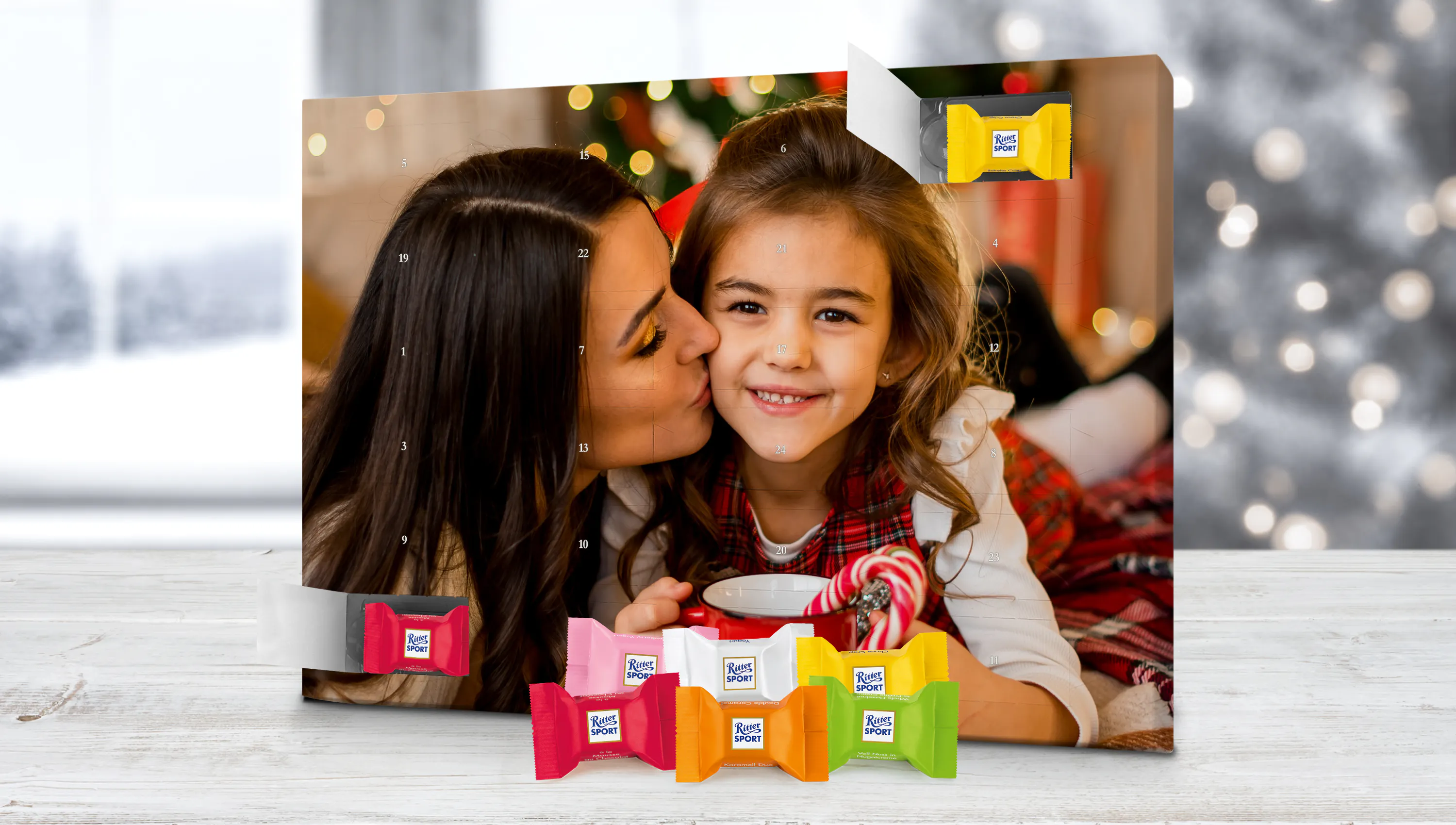 Vorweihnachtliche Geschenkidee: Unser Foto Adventskalender mit Ritter Sport