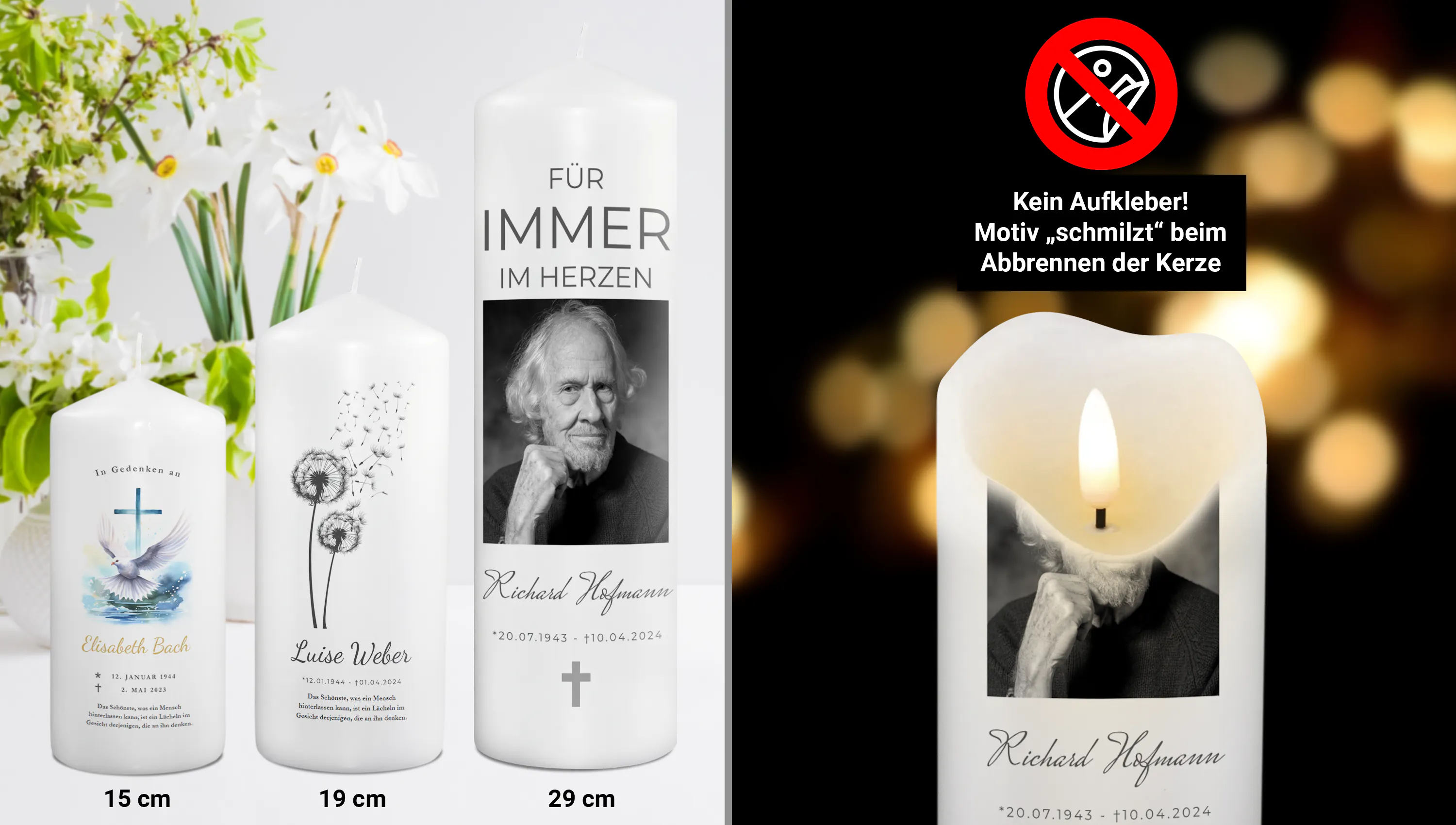 Hochwertige Qualität "Made in Germany" – Material, Brenndauer und Verarbeitung