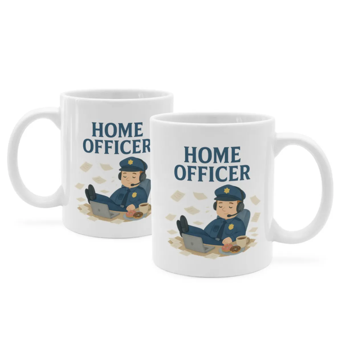 Tasse mit Spruch 'Home Officer'
