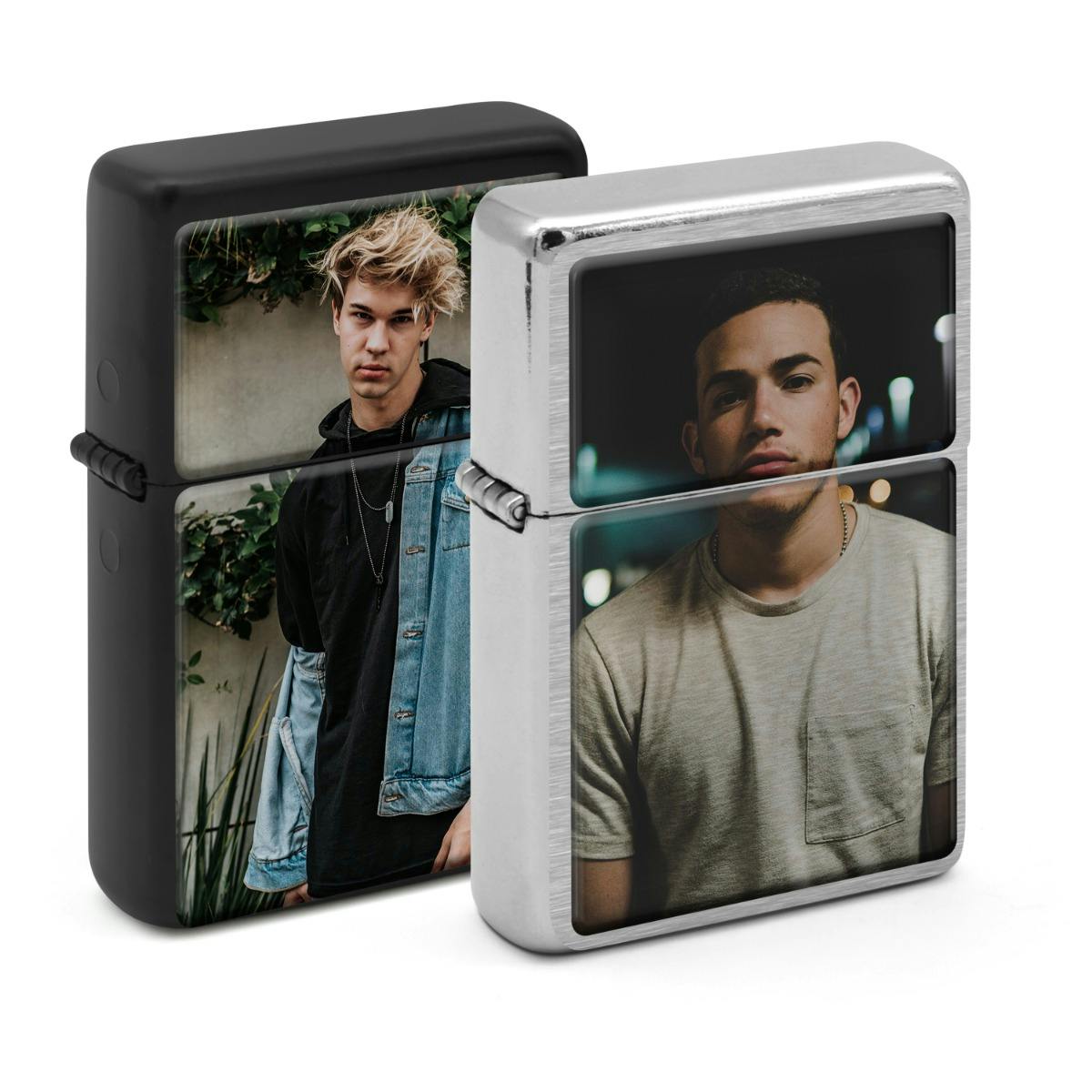 Sturmfeuerzeug mit Foto