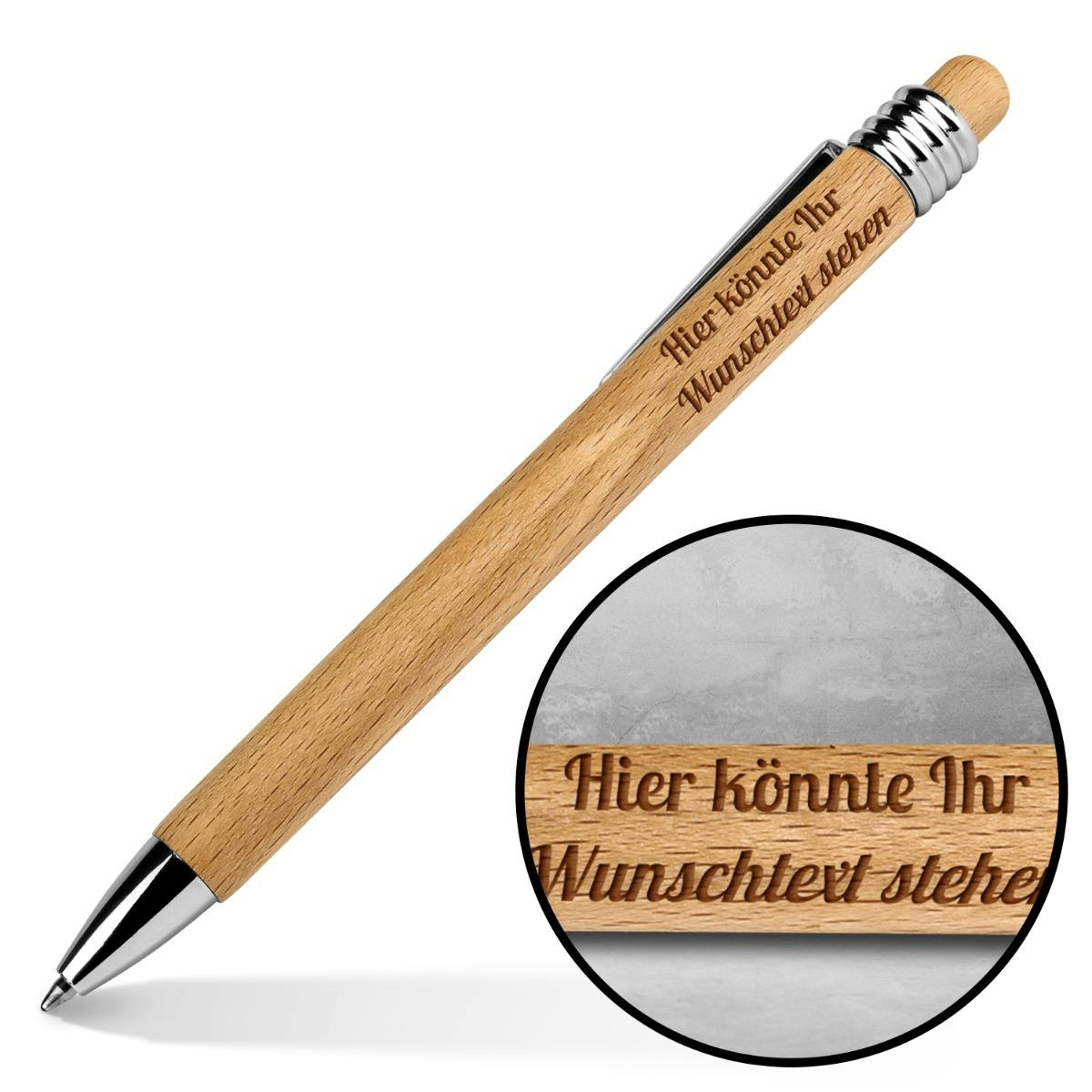 Kugelschreiber 'Gravur' - Holz