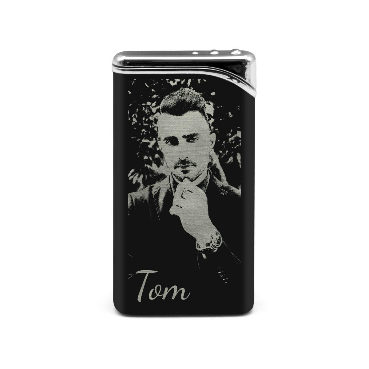 Metall-Feuerzeug mit Gravur