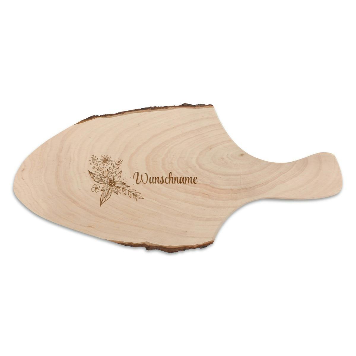Servierbrett mit Rinde
