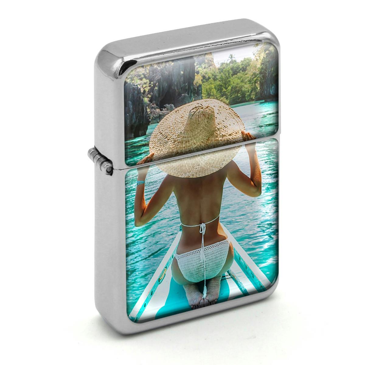 Sturmfeuerzeug-Set mit Foto